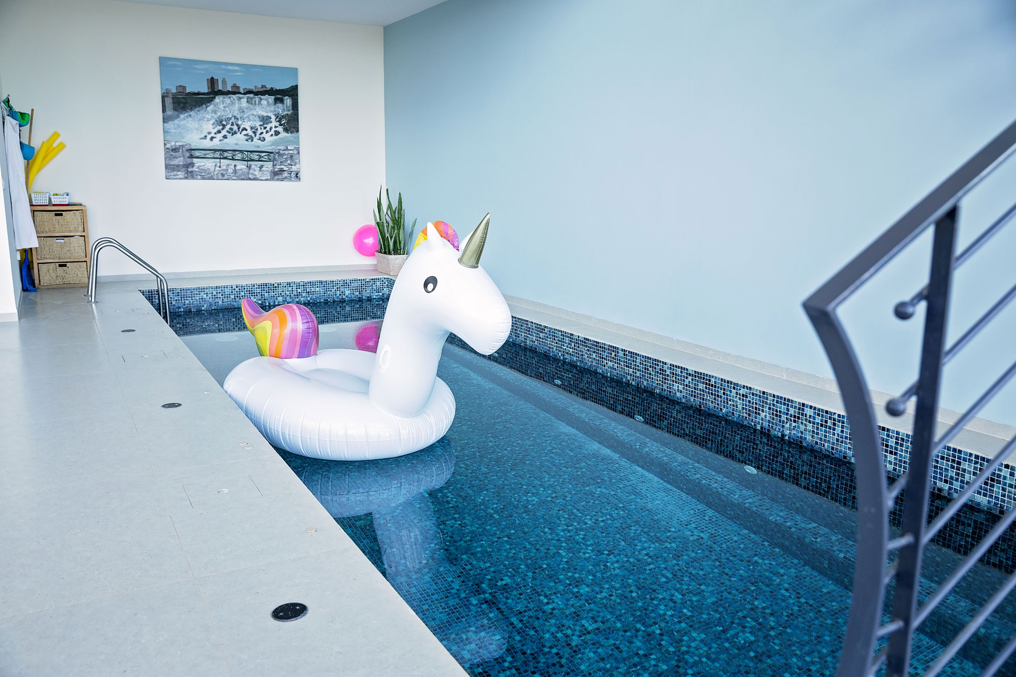 בריכה בבית הראשי